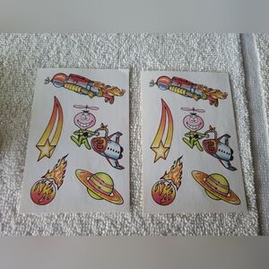Vintage Quaker Quisp Cereal Stickers